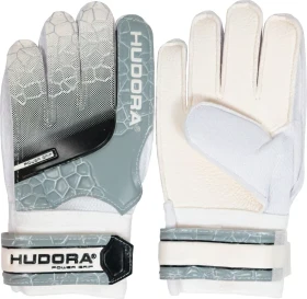 Hudora gepolsterte Torwarthandschuhe grau (Junior)