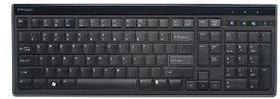 Kensington Advance Fit Full-Size Slim Keyboard schwarz, DE (K72357DE)