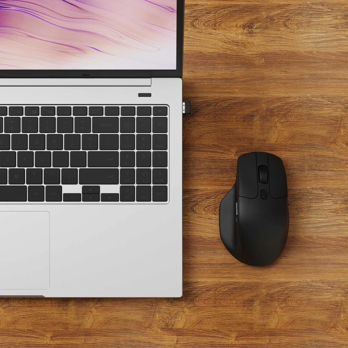 Keychron M6 Wireless Mouse schwarz, 4K PixArt 3395, USB/Bluetooth