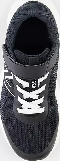 New Balance 520v8 Bungee Lace black/white/phantom (Junior)