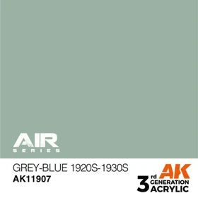 AK-Interactive 3rd Gen Acrylic Colors Air Series grey blue 1920s-1930s, 17ml
