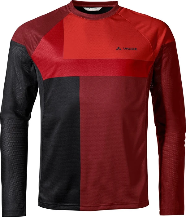 Vaude Moab VI Trikot langarm glowing red (Herren)
