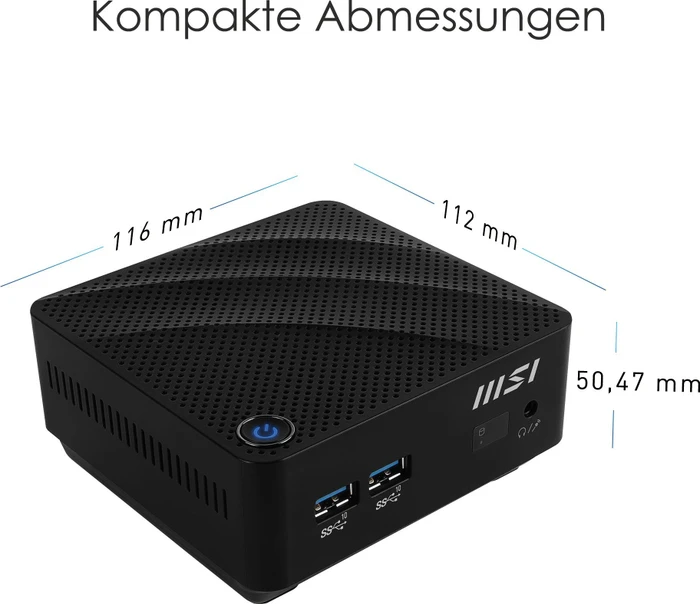 MSI Cubi N JSL-071DE, Pentium Silver N6000, 4GB RAM, 128GB SSD