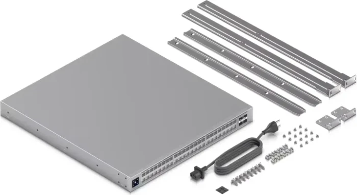 Ubiquiti UniFiSwitch Pro XG 48 Rackmount 10G Managed Switch, 48x RJ-45, 4x SFP28