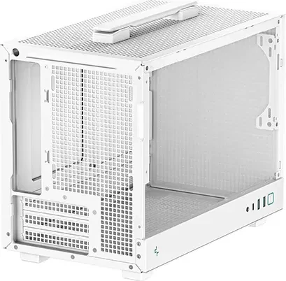 DeepCool CH160, weiß, Glasfenster, Mini-ITX