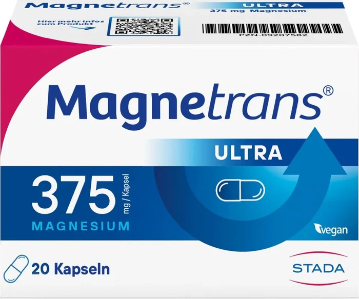 Stada Magnetrans 375mg ultra Kapseln, 20 Stück