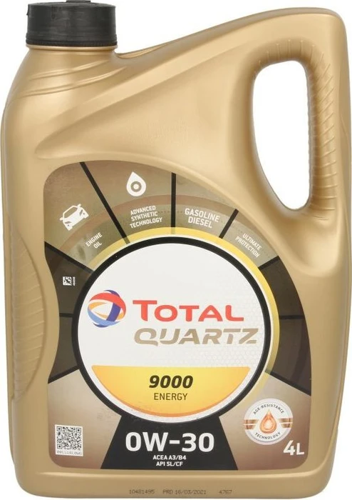Total Quartz 9000 Energy 0W-30 4l