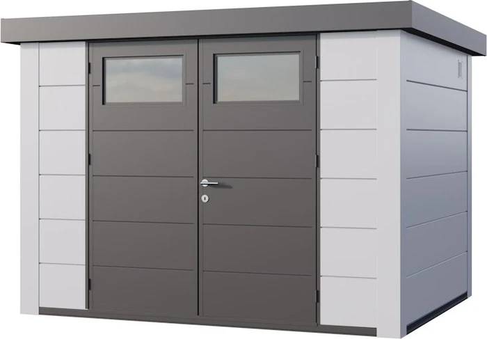 Telluria Classico 3024 Gerätehaus weiß/grau