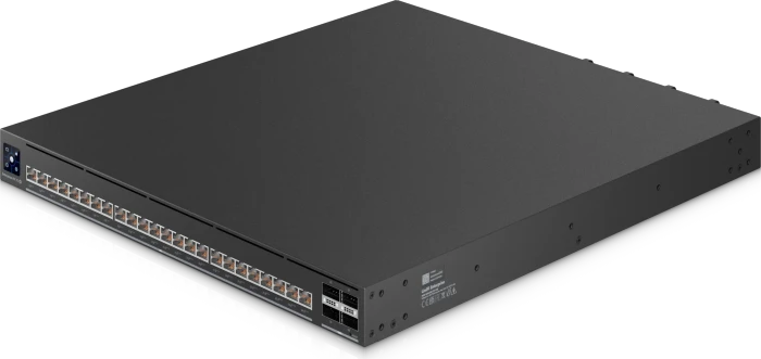 Ubiquiti UniFiSwitch Enterprise Audio/Video XG 24 PoE Rackmount 10G Managed Switch, 24x RJ-45, 4x QSFP28, 2150W PoE++