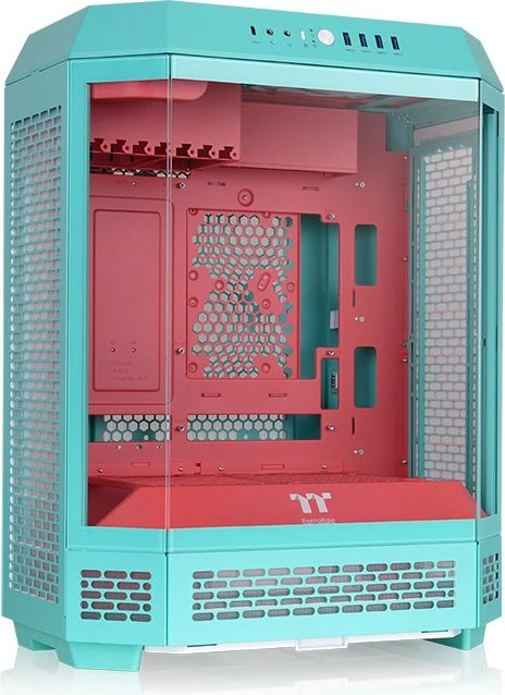 Thermaltake The Tower 600 Mint Strawberry, türkis, Glasfenster