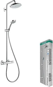 Hansgrohe Croma Showerpipe 220 1jet Thermostat Duschsystem chrom