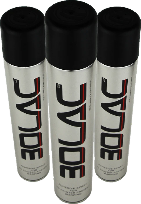3DLAC 3DLAC, Sprühkleber für 3D-Druckbett, 400ml, 3er-Pack