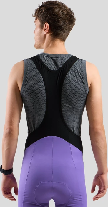 Odlo Zeroweight Tights Bib Fahrradhose kurz afterparty/black (Herren)