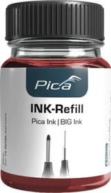 Pica-Marker Tinte Nachfüllset Tintenflasche rot, 25ml