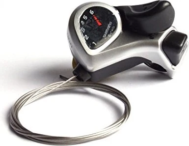 Shimano Tourney 6-fach Trigger-Schalthebel rechts silber
