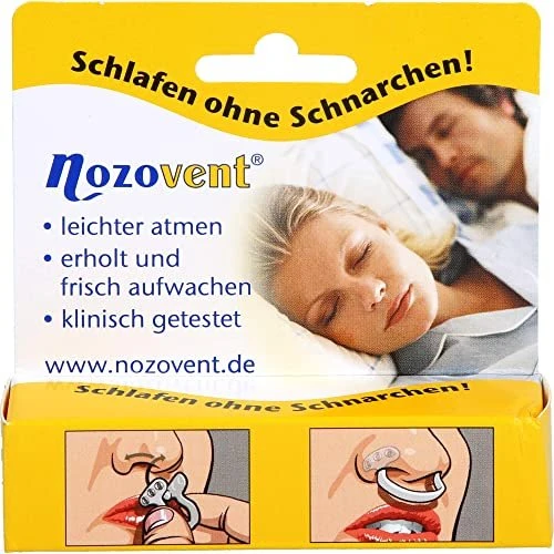 Optima Nozovent Schnarchstopper Nasenklammer large, 2 Stück