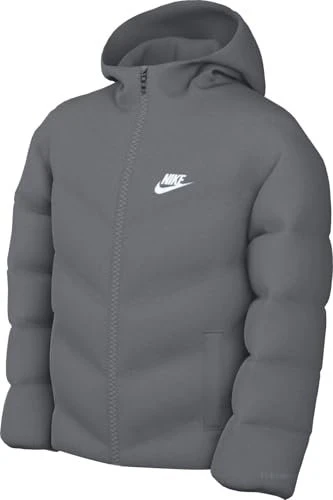 Nike NSW All Day Play Puffer Jacke smoke grey/white (Junior)