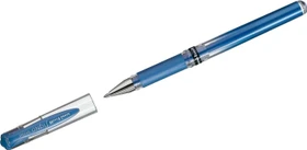 Uni-Ball Signo Broad UM-153 Gelroller (Mine) blau metallic/transparent