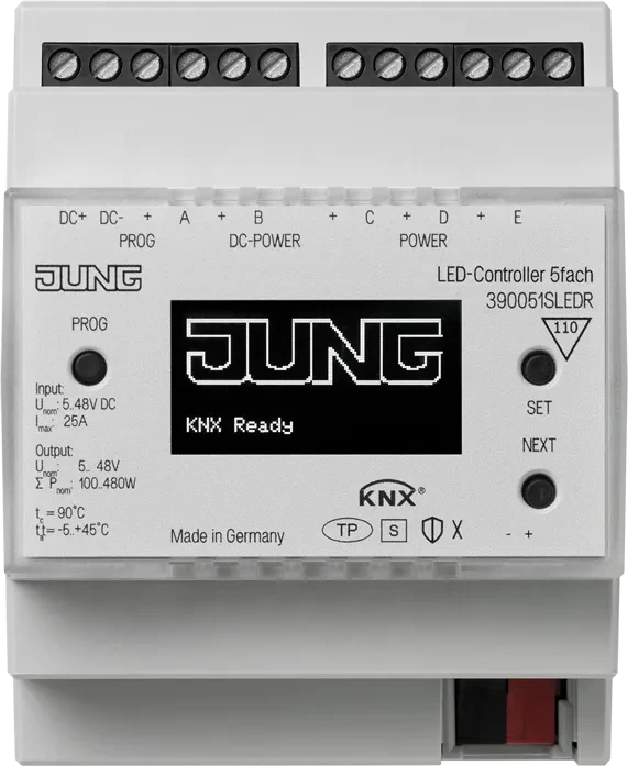 Jung KNX LED-Controller 5-fach, 4TE REG, Secure