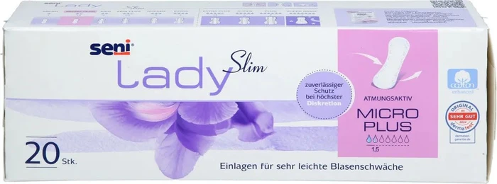 Seni Lady Slim Micro Plus Hygieneeinlage, 20 Stück