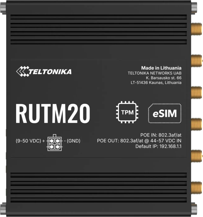 Teltonika RUTM20, 5G