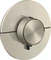 Hansgrohe Axor ShowerSelect ID rund Thermostat für 2 Verbraucher mit integrierter EN1717 Sicherungskombi brushed nickel Vorschaubild