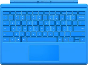 Microsoft Surface Type Cover Pro 4, hellblau, BE