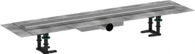 Hansgrohe RainDrain Compact Duschrinne, Komplett-Set, edelstahl gebürstet