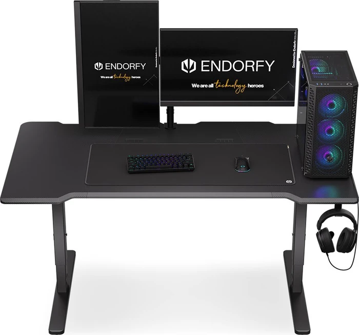 Endorfy Atlas L Schreibtisch 150x78cm Carbon/schwarz