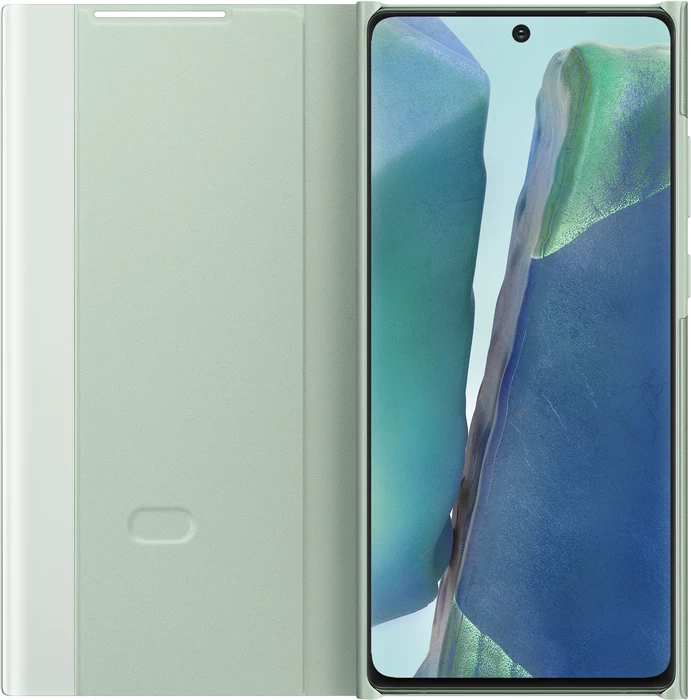 Samsung Clear View Cover für Galaxy Note 20 mystic green