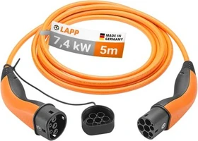Lapp Mobility Standard Ladekabel Typ 2 orange, 7.4kW, 5m
