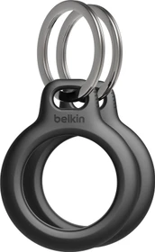 Belkin Secure Holder mit Schlüsselanhänger für Apple AirTag schwarz, 2er-Pack