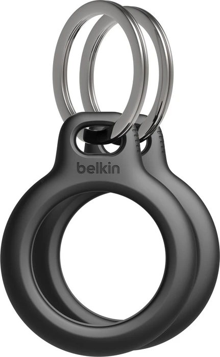 Belkin Secure Holder mit Schlüsselanhänger für Apple AirTag schwarz, 2er-Pack