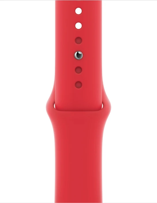 Apple Watch Series 6 (GPS + Cellular) 40mm Aluminium rot mit Sportarmband rot