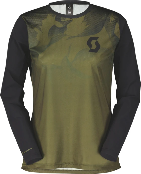Scott Trail Vertic Trikot langarm fir green/black (Damen)
