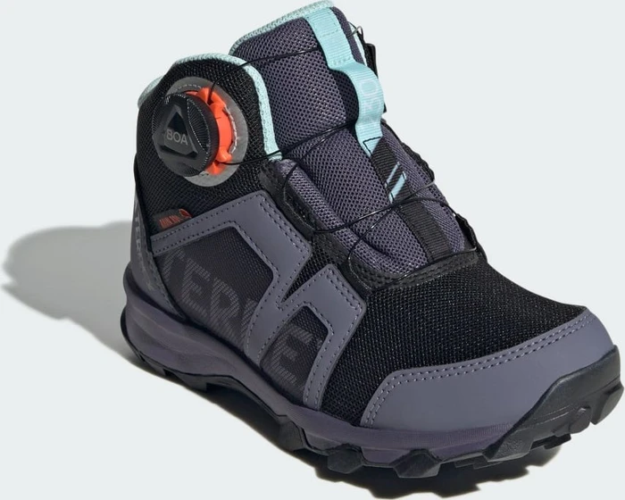 adidas Terrex Boa Mid Rain.RDY core black/cloud white/preloved violet (Junior)