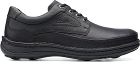 Clarks Nature Three Wide black leather (Herren)