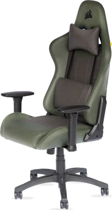 Corsair TC100 Relaxed Leatherette Gamingstuhl, Toxic Green grün/schwarz
