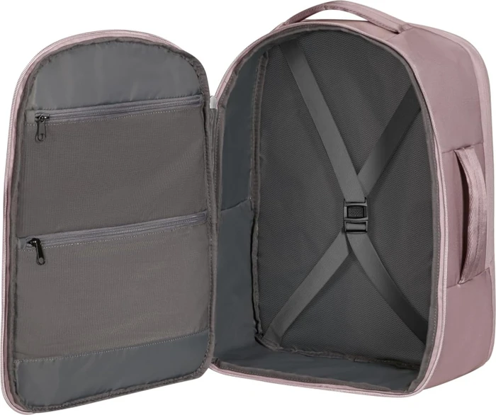 Samsonite GuardIT Classy 2.0, Underseat Backpack M, Untersitz Handgepäck, Kabinentasche, Flugzeug Rucksack, 17.3", 45cm, 27.5l, Stone Grey