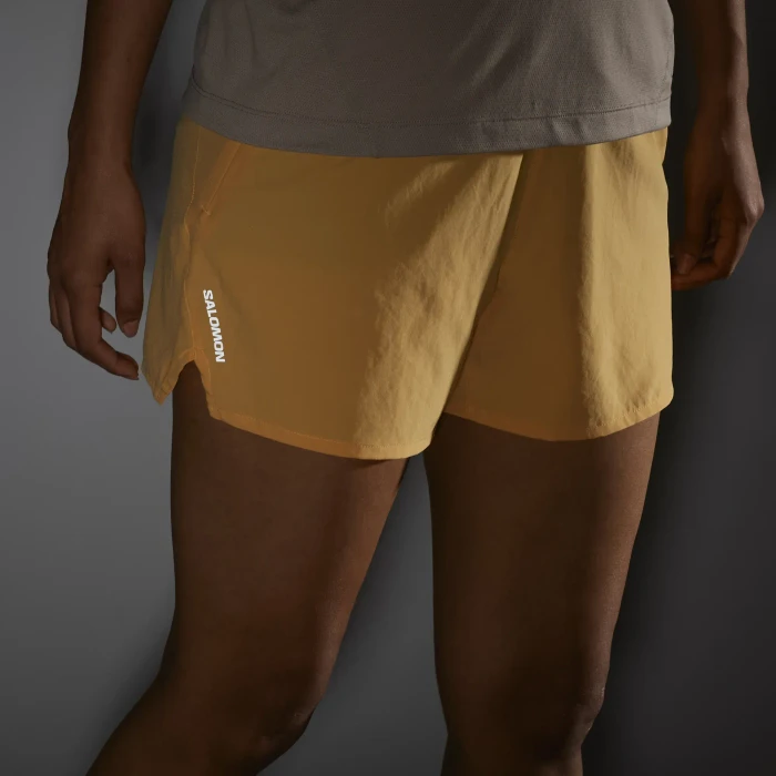 Salomon Shakeout Core 4" Laufhose kurz warm apricot (Damen)