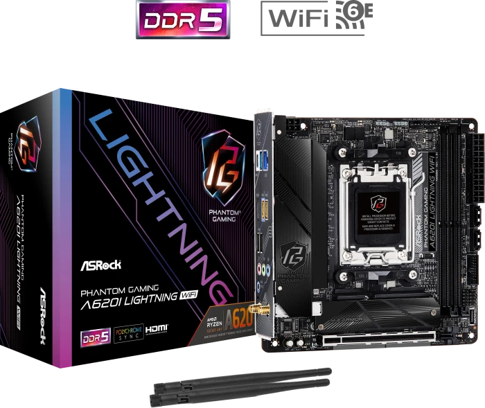 ASRock A620I Lightning WiFi (AMD AM5)