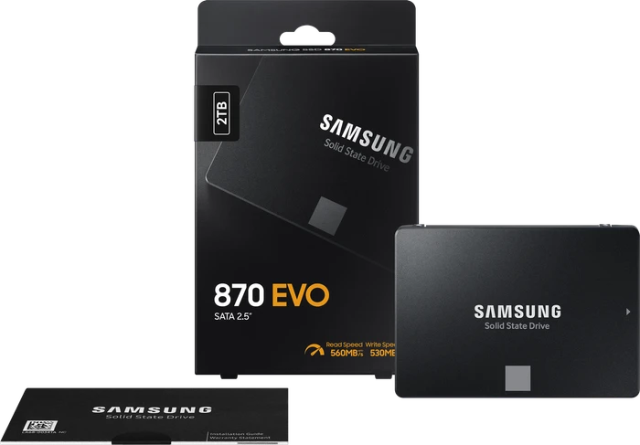 Samsung SSD 870 EVO 2TB, 2.5" / SATA 6Gb/s
