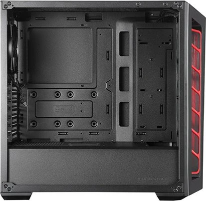 Cooler Master MasterBox MB520, rot, Acrylfenster