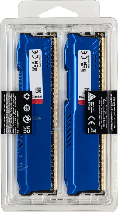 Kingston FURY Beast blau UDIMM 8GB Kit, DDR3-1866, CL10-11-10-30, 1RX8