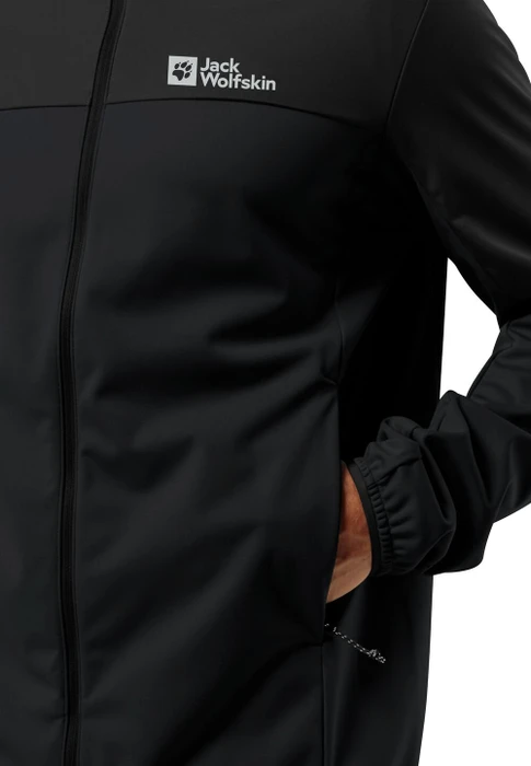 Jack Wolfskin Feldberg Hoody Funktionsjacke schwarz (Herren)