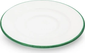 Gmundner Keramik Grüner Rand Kaffee Unterteller Gourmet 16cm