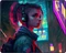 Sharkoon Skiller SGP50 D1, Mouse Mat XL, 444x355mm, Cyber-Girl with Headset Vorschaubild