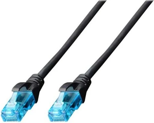 Digitus Patchkabel, Cat5e, U/UTP, RJ-45/RJ-45, 5m, schwarz