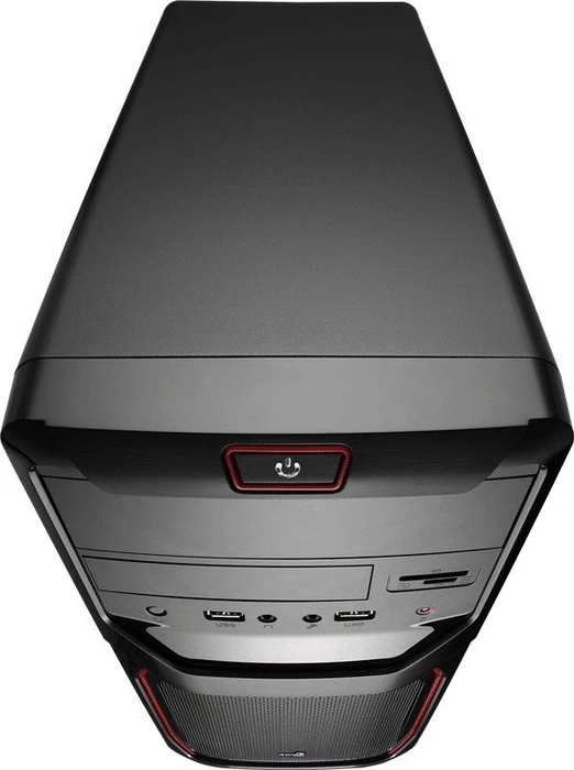 AeroCool QS-183 Advance schwarz, Lüfter LED rot