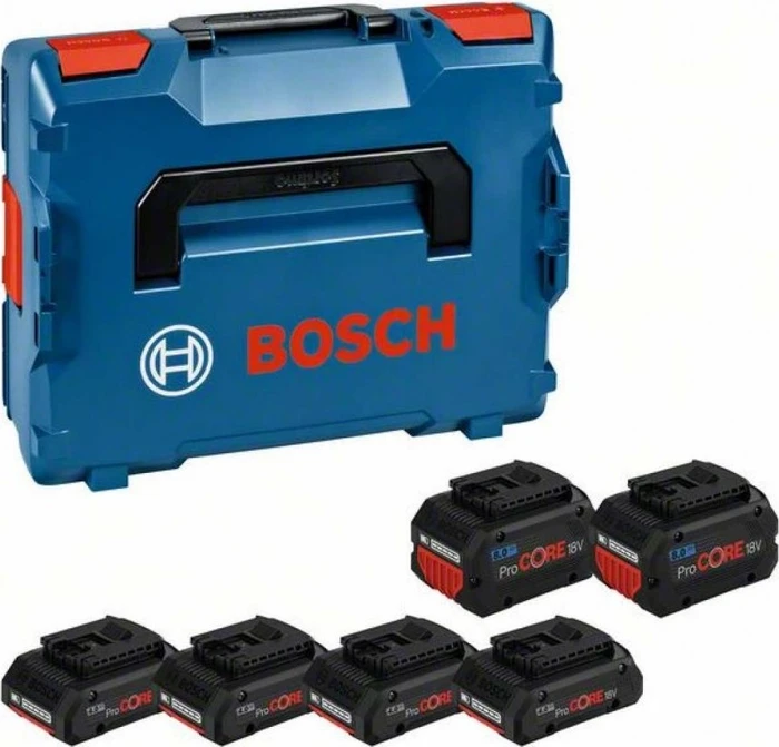 Bosch Professional ProCORE Starterset 18V, 4.0/8.0Ah, Li-Ionen, 6 Akkus [32.0Ah] [576Wh]
